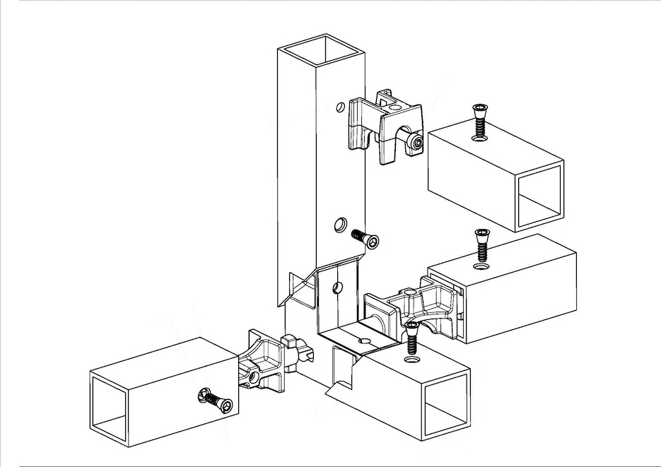 Assemblage de tubes sans soudure la gamme FIXIT I.D. ALU